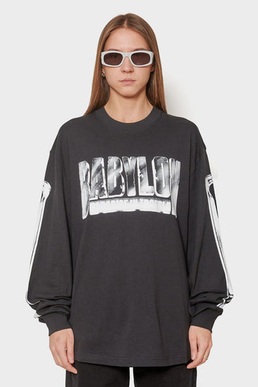 women#@Лонгслів CROWBAR чорний