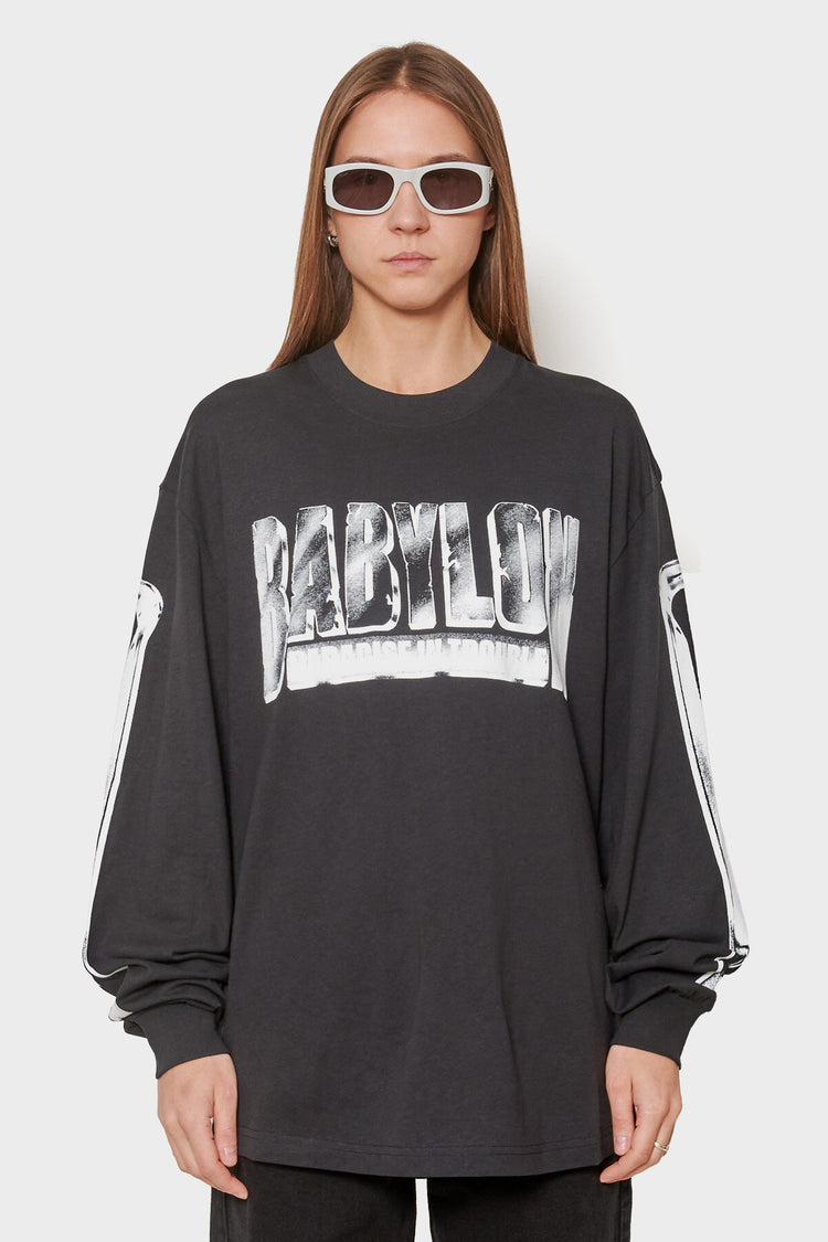 women#@Лонгслів CROWBAR чорний