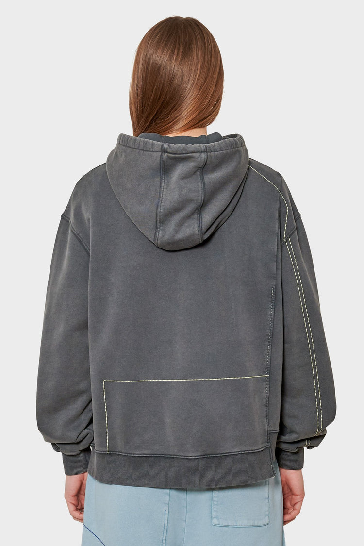 women#@Худі OBLIQUE сірий