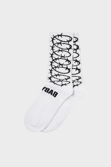 Шкарпетки BARBED SOCKS білі від BABYLON купити онлайн у магазині NEWBORN K