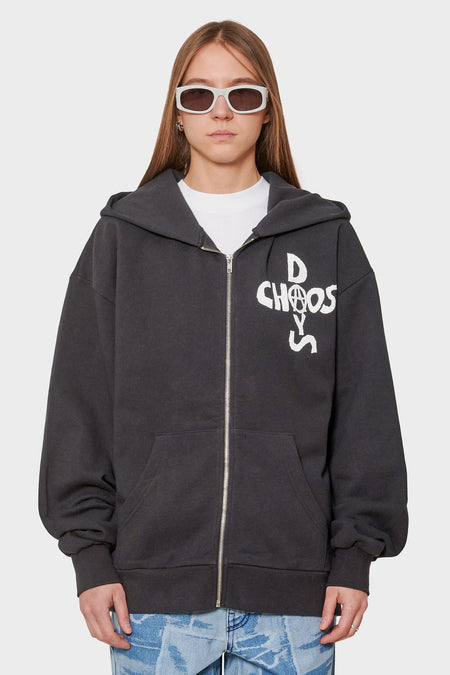 women#@Зіп-худі CHAOS DAYS чорний