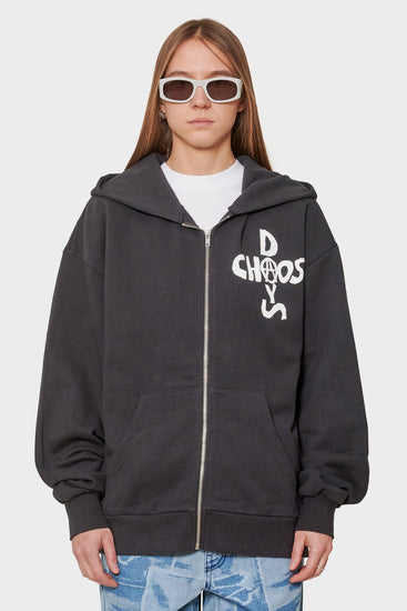 women#@Зіп-худі CHAOS DAYS чорний