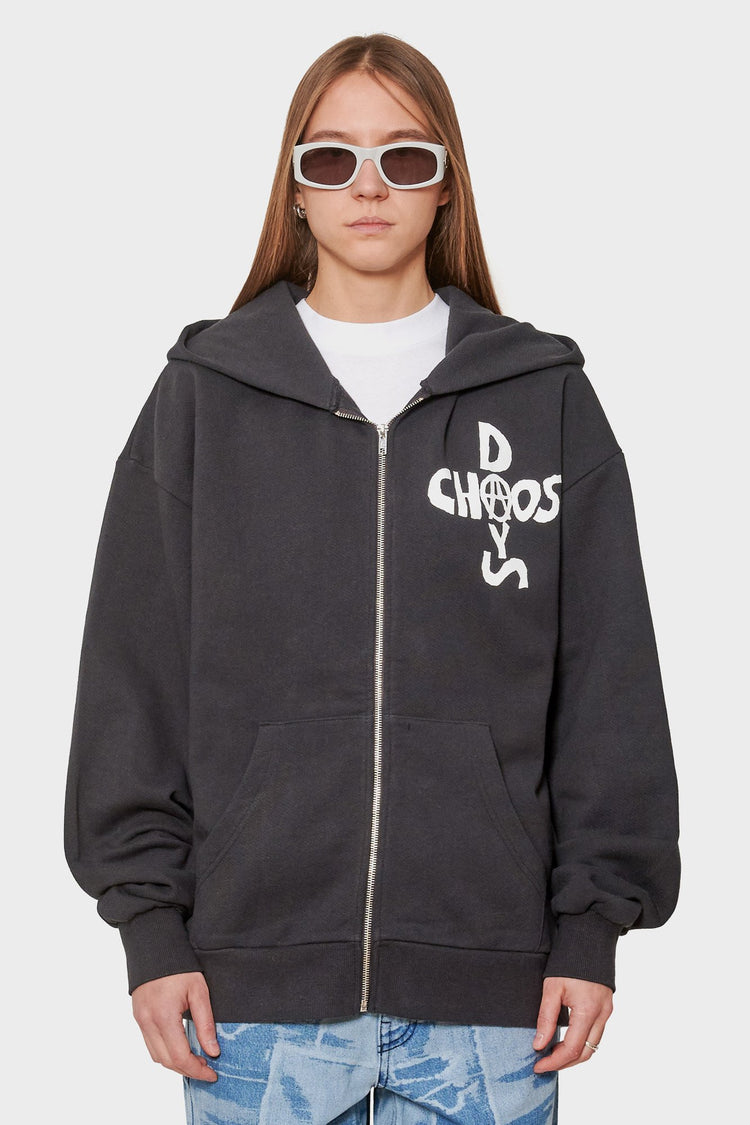 women#@Зіп-худі CHAOS DAYS чорний