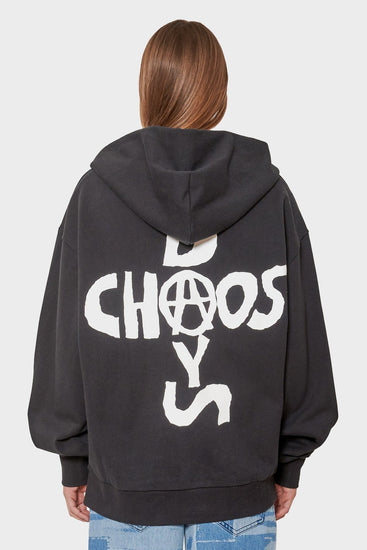 women#@Зіп-худі CHAOS DAYS чорний