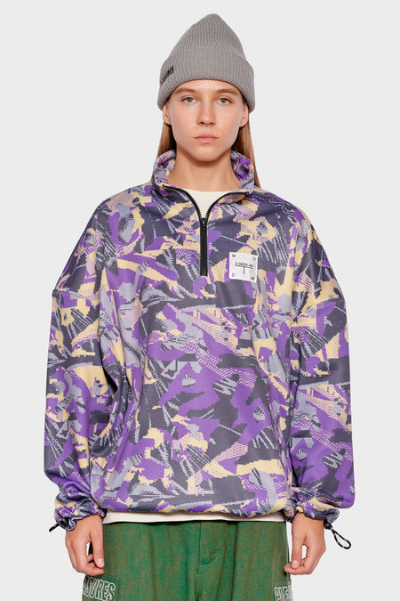 women#@Анорак DIGITAL CAMO фіолетовий сірий, купити онлайн в магазині.