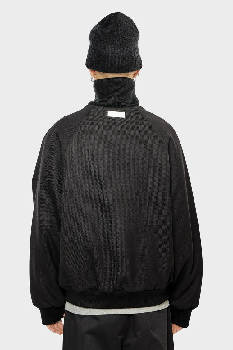 men#@Бомбер WOOL BOMBER чорний