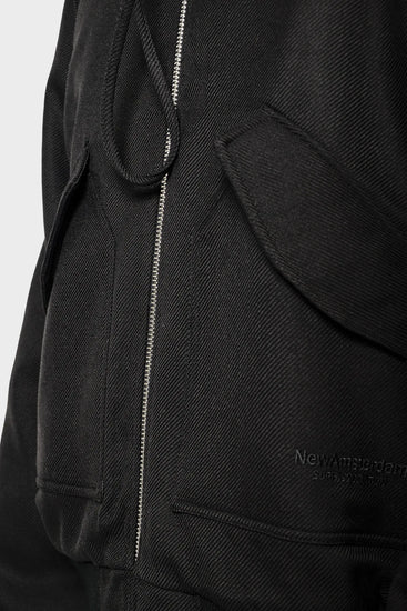 Бомбер WOOL BOMBER чорний Фото 8