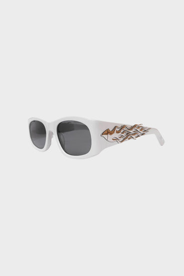 Сонцезахисні окуляри EAZY SUNGLASSES білі від PLEASURES купити онлайн у магазині NEWBORN K