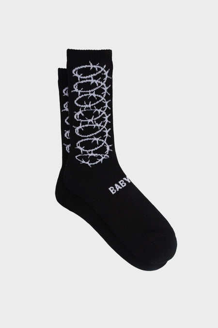 Шкарпетки BARBED SOCKS чорні від BABYLON купити онлайн у магазині NEWBORN K