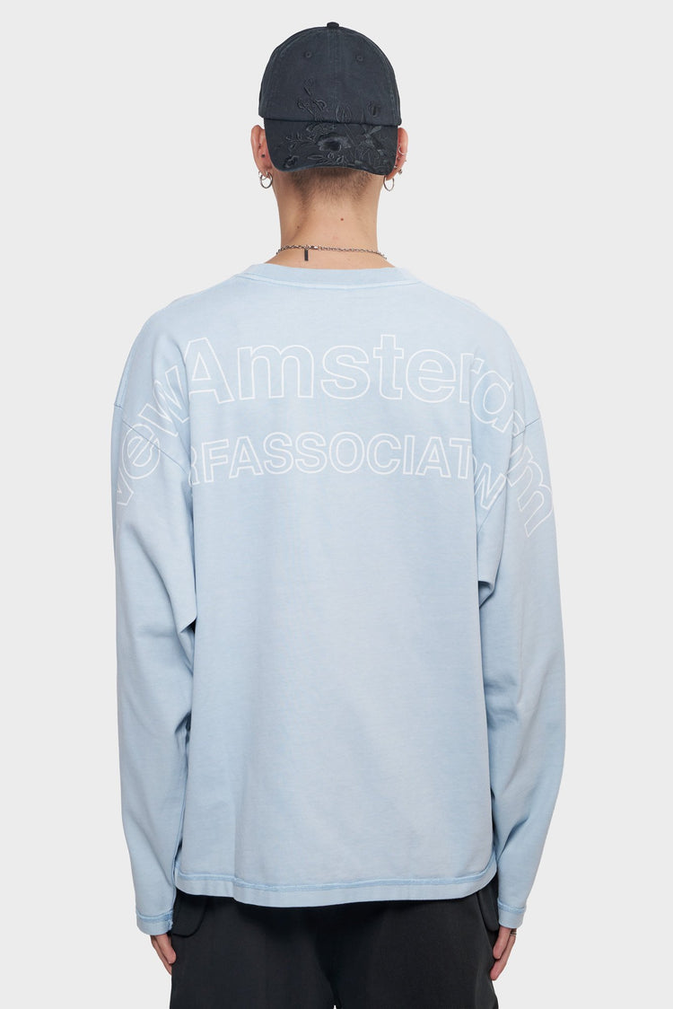 men#@Лонгслів LOGO LINE блакитний