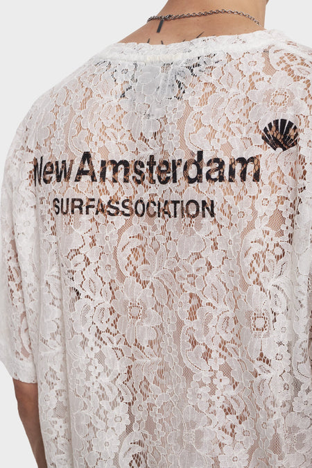 Футболка LACE LOGO біла