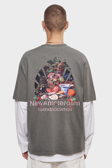 men#@Футболка BUFFET сіра