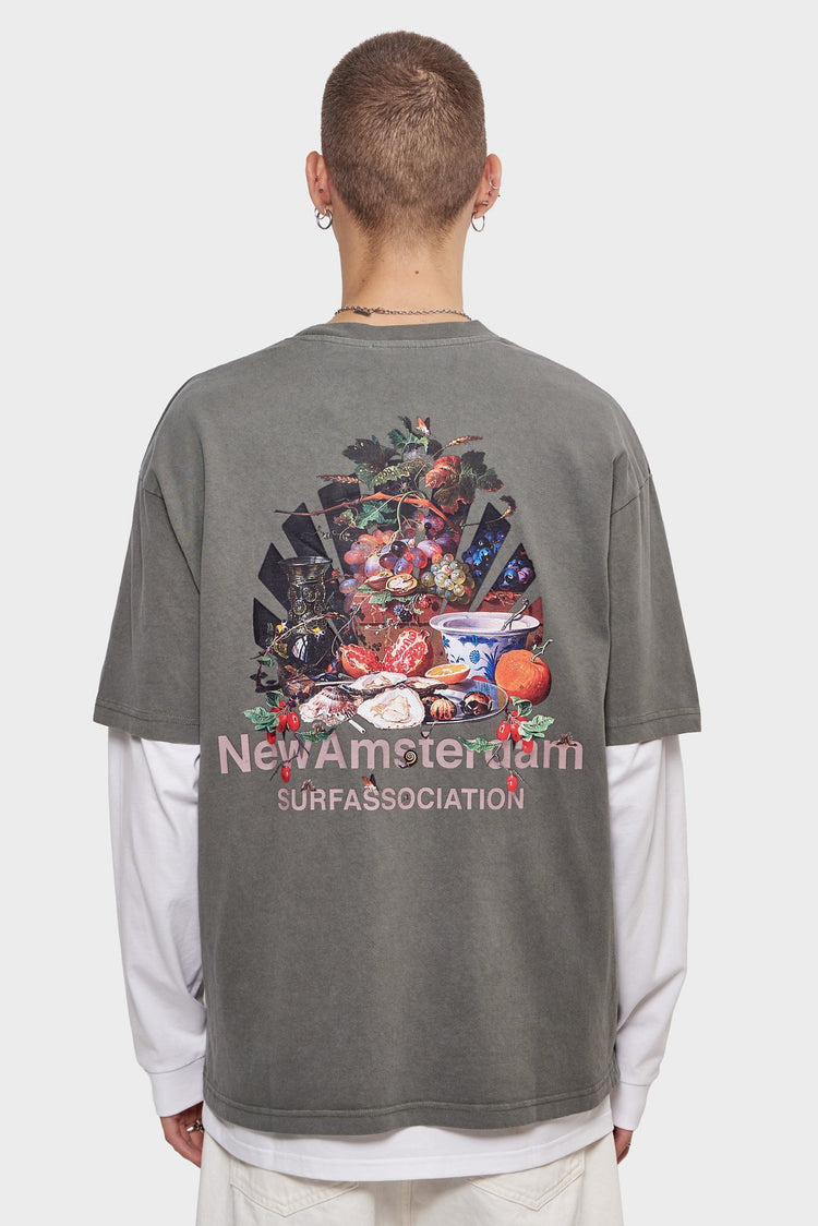 men#@Футболка BUFFET сіра