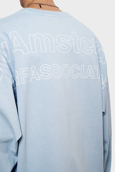 Лонгслів LOGO LINE блакитний Фото 7