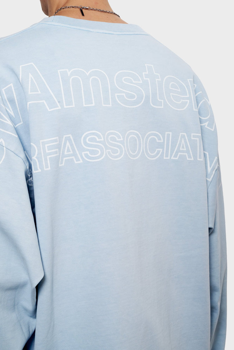 Лонгслів LOGO LINE блакитний