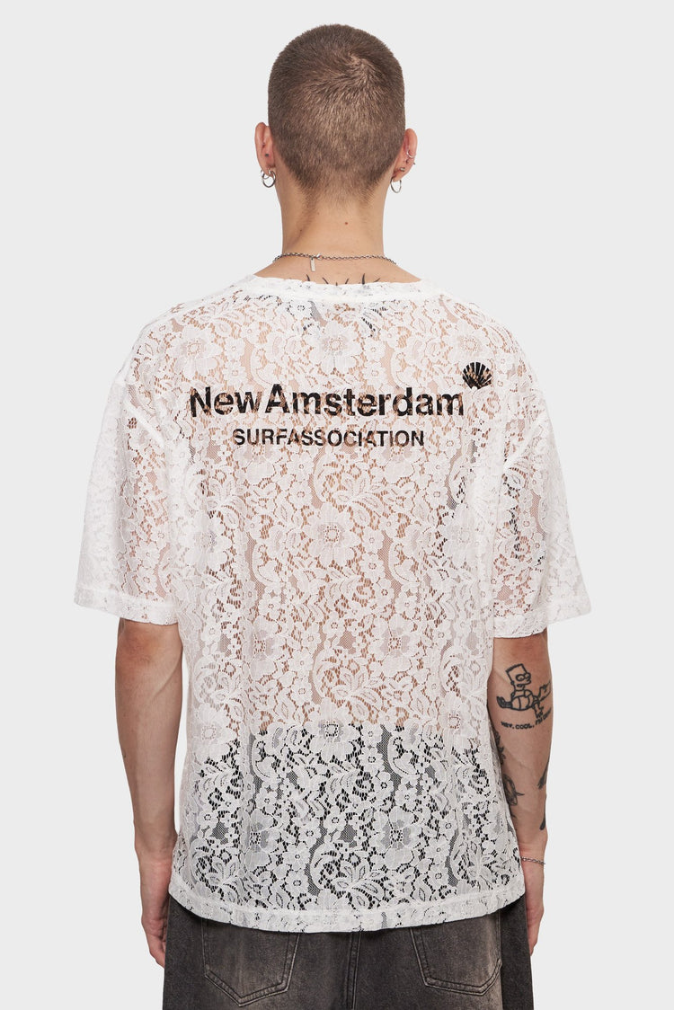 men#@Футболка LACE LOGO біла