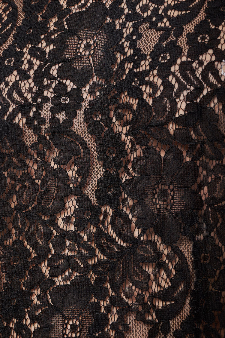 Лонгслів LACE LOGO чорний