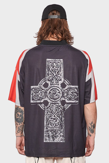 men#@Футболка MIND SOCCER JERSEY чорна, купити онлайн в магазині.