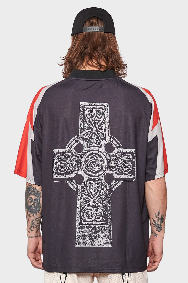 men#@Футболка MIND SOCCER JERSEY чорна, купити онлайн в магазині.