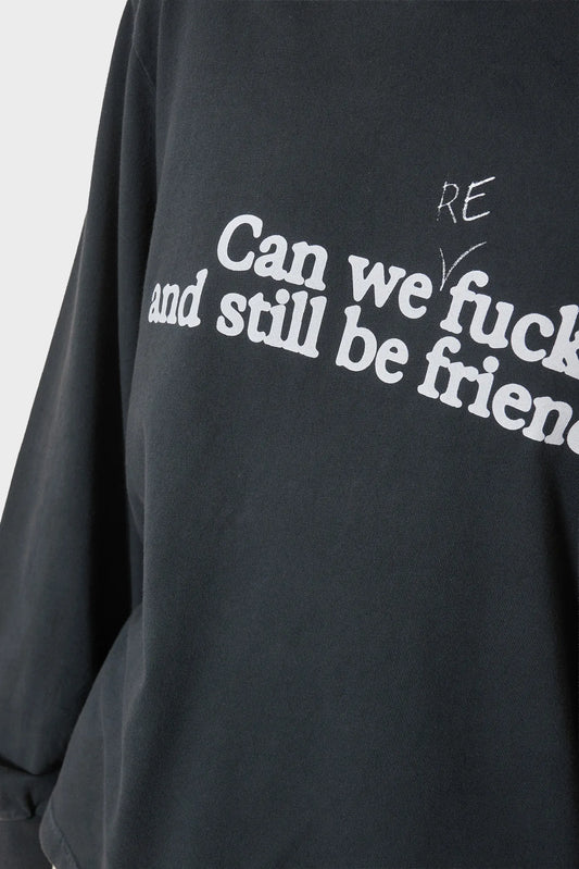 Лонгслів A MODERN LOVE STORY чорний