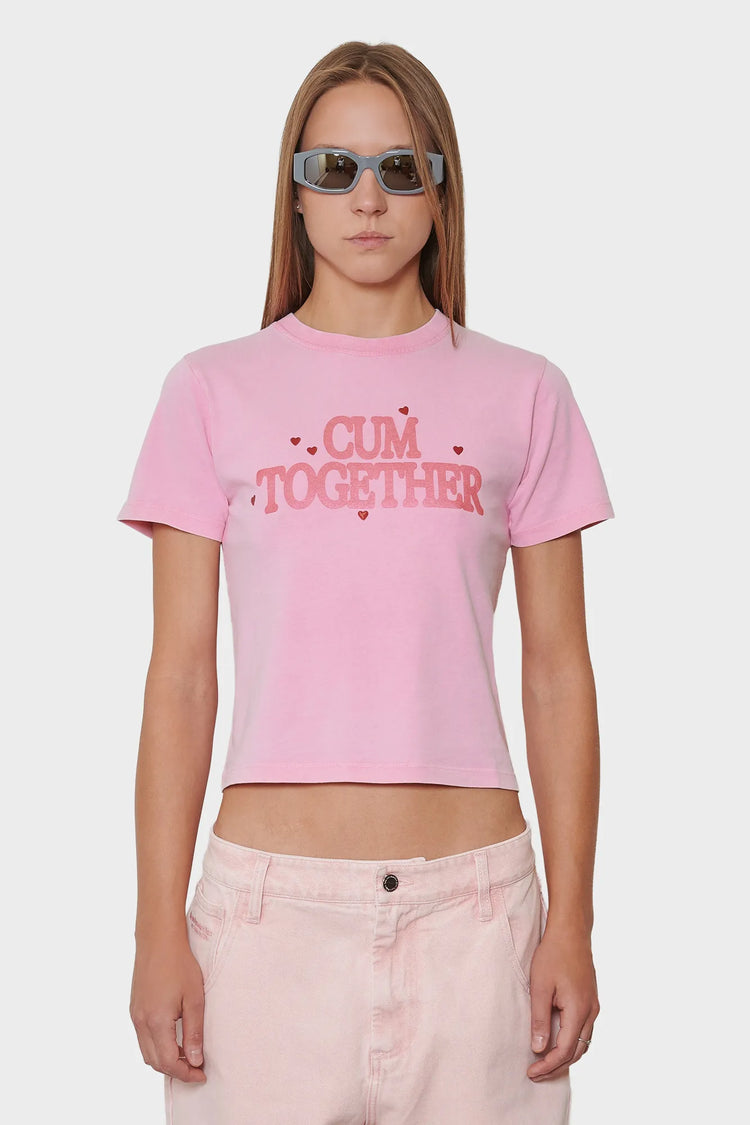 women#@Футболка LOVE TOGETHER рожева