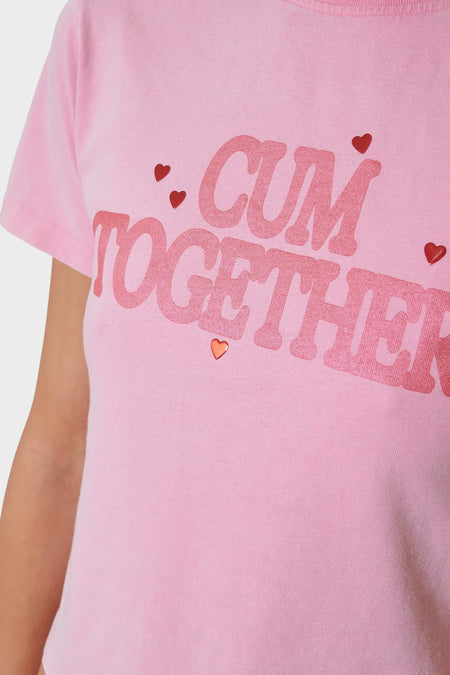 Футболка LOVE TOGETHER рожева