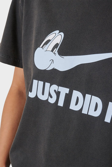 Футболка JUST DID IT чорна Фото 7