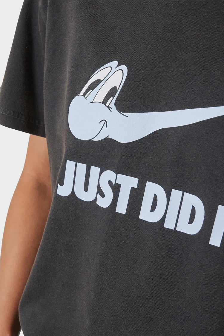 Футболка JUST DID IT чорна