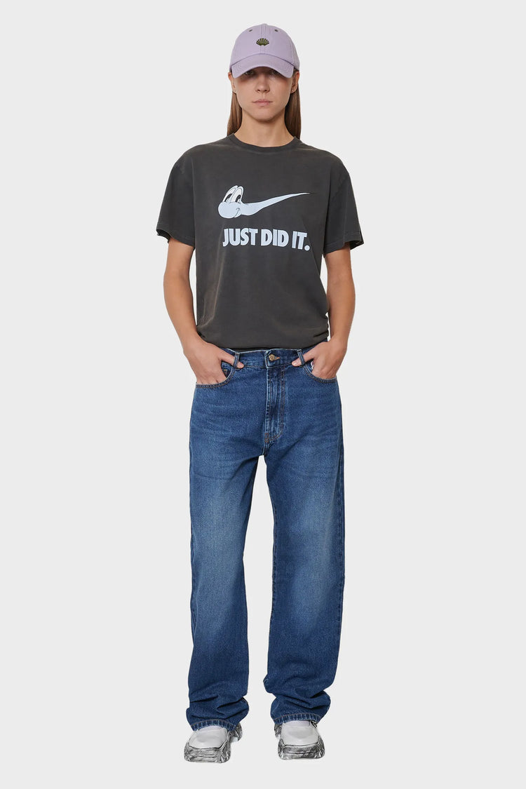 women#@Футболка JUST DID IT чорна