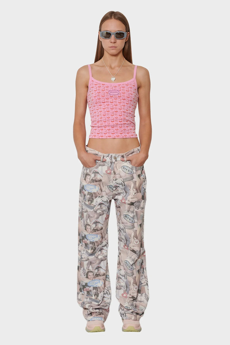 women#@Топ TRIPPY BUNNIES рожевий