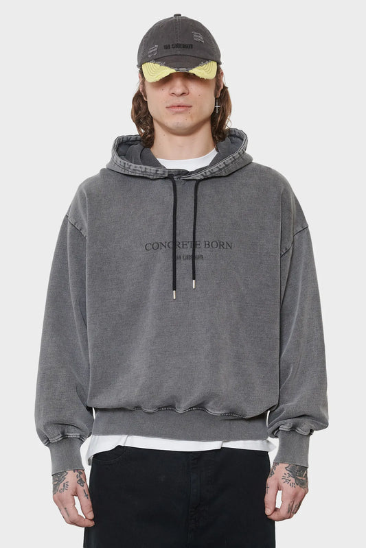 men#@Худі LOGO OVERSIZED темно-сірий