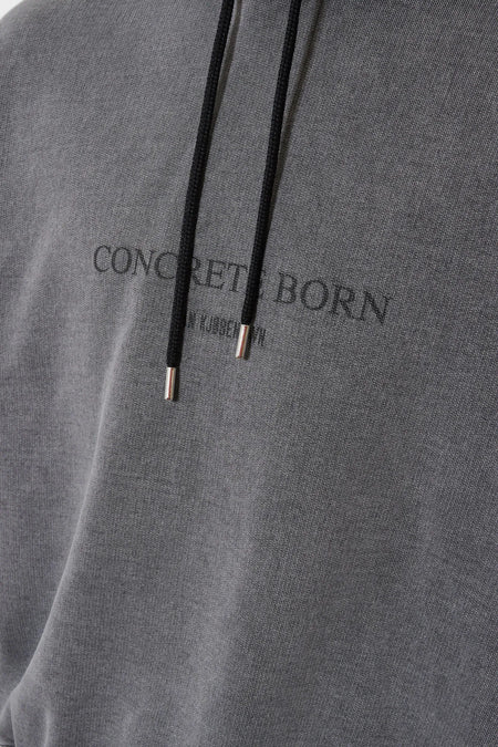 Худі LOGO OVERSIZED темно-сірий