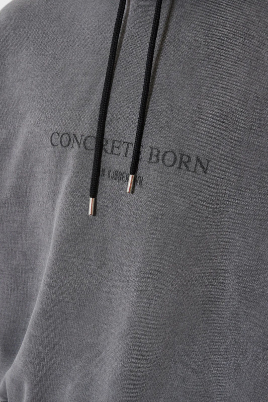 Худі LOGO OVERSIZED темно-сірий