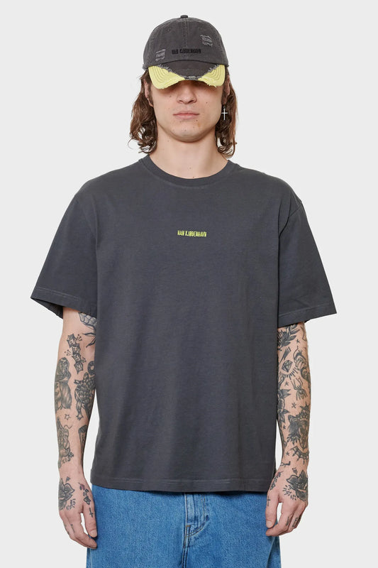 men#@Футболка DAILY OVERSIZED темно-сіра