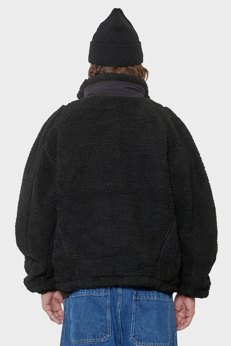 men#@Флісова куртка FLEECE JACKET чорна