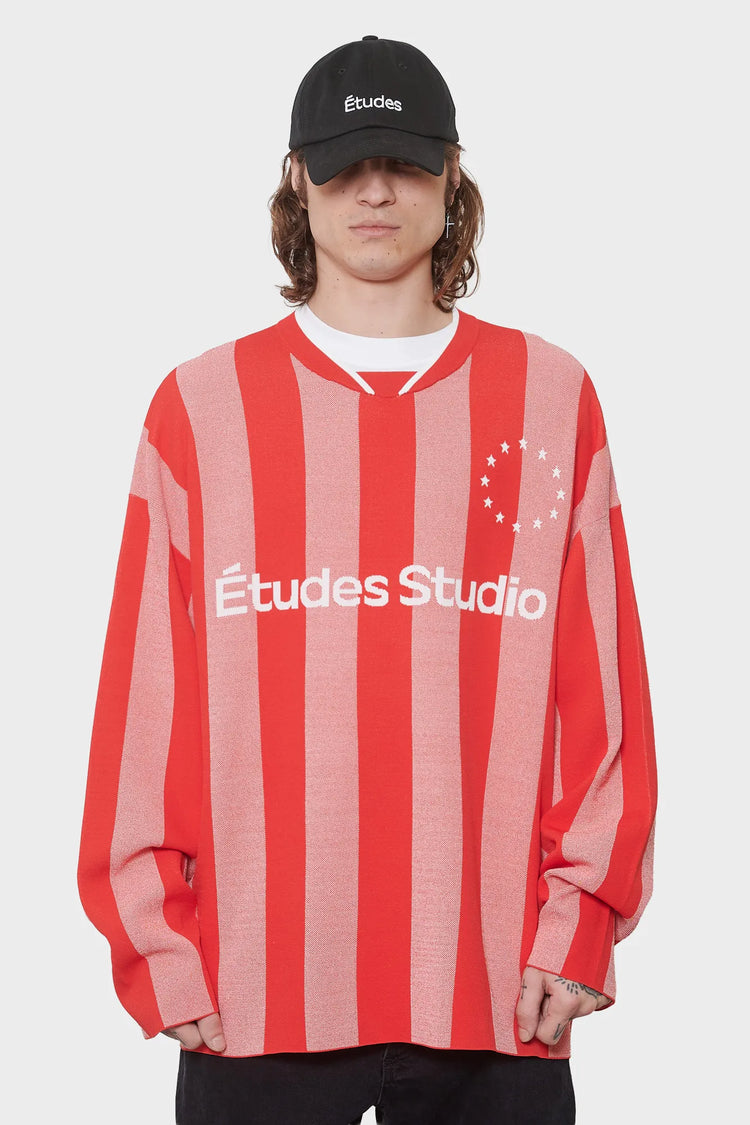 men#@Джерсі SOCCER LS STRIPED червоне