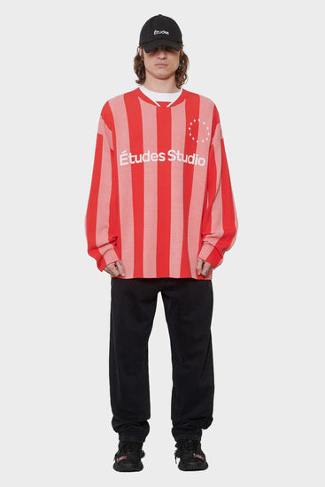 men#@Джерсі SOCCER LS STRIPED червоне
