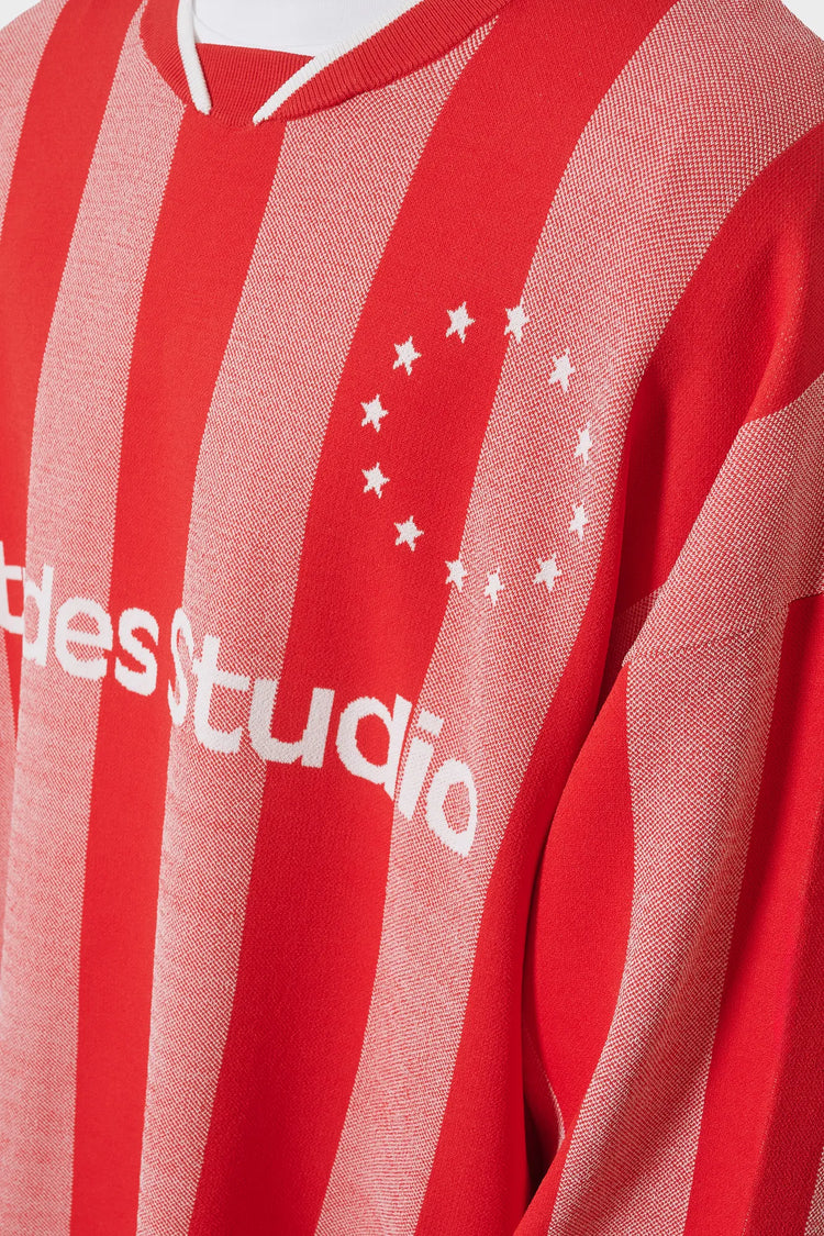 Джерсі SOCCER LS STRIPED червоне