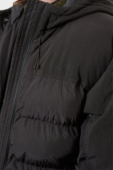 Куртка HOODED PUFFER чорний Фото 4