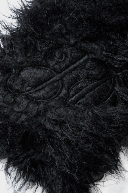 Шарф FAUX FUR PILLOW чорний