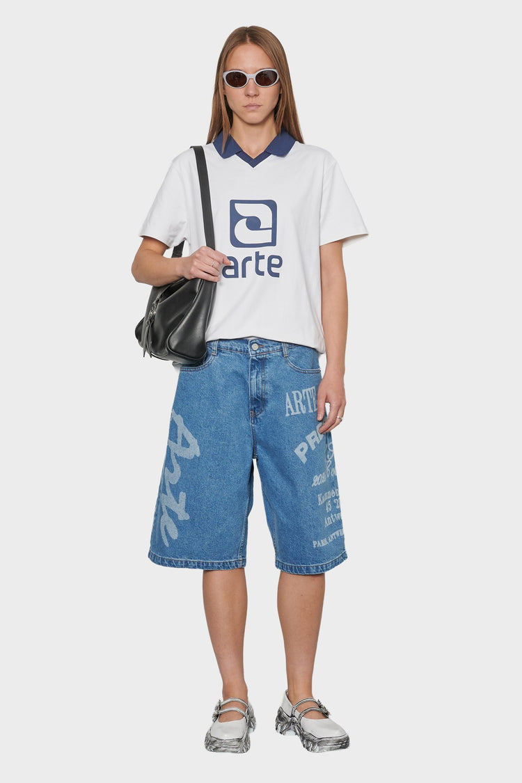 women#@Шорти ARTE PRINT сині