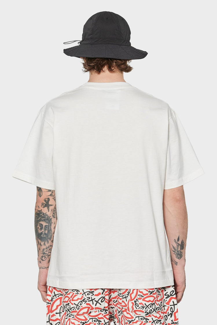 men#@Футболка MINI EMBROIDERED LOGO біла