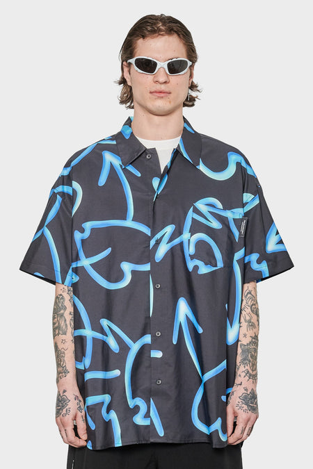 men#@Сорочка LOVER чорна