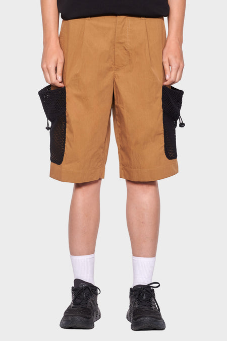 women#@Шорти NET POCKET коричневі, купити онлайн в магазині.