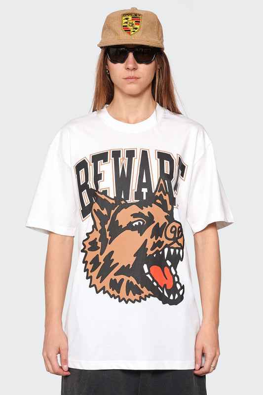 women#@Футболка CLASSIC BEWARE біла, купити онлайн в магазині.