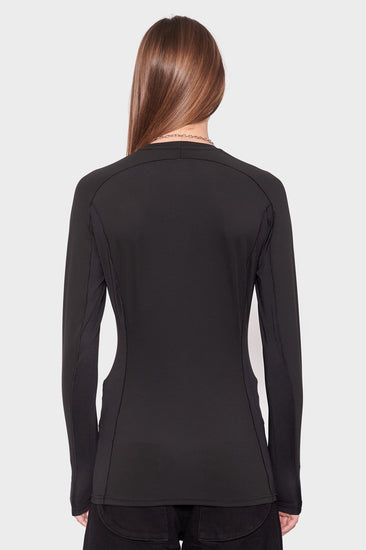 women#@Лонгслів FASHION RASH чорний, купити онлайн в магазині.