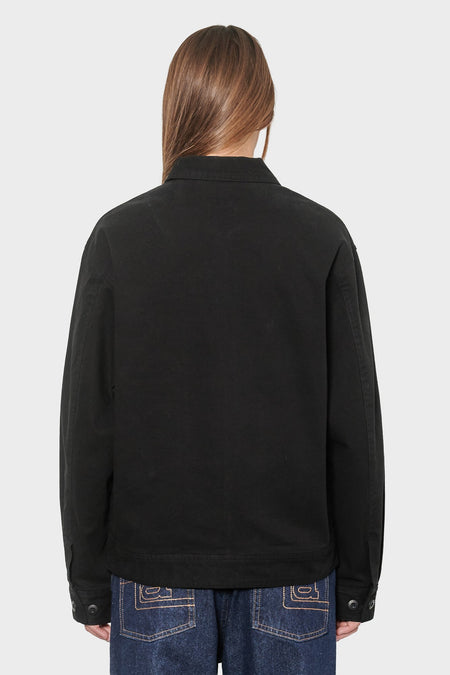 women#@Куртка EMBROIDERED WORK чорна