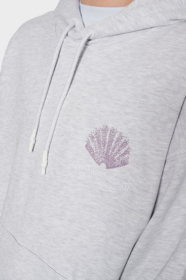 Худі SPRAYED LOGO сіре від NEW AMSTERDAM купити онлайн у магазині NEWBORN K