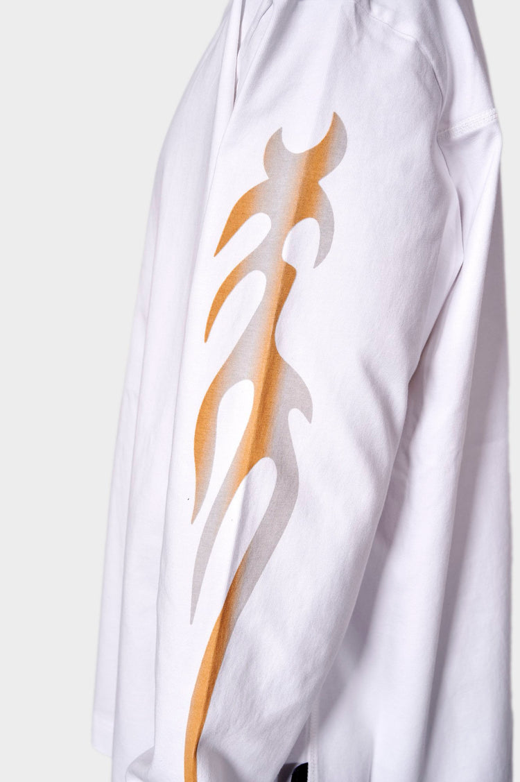 Лонгслів FACTORY FLAME білий, купити онлайн в магазині.