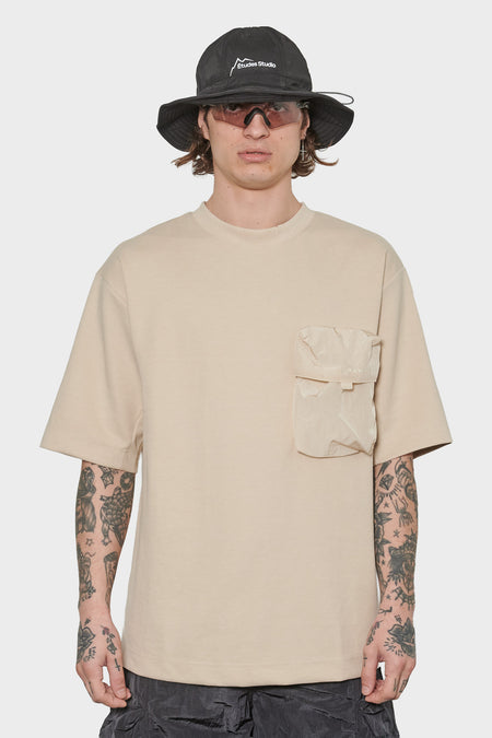 men#@Футболка MULTIPOCKET TEE молочна